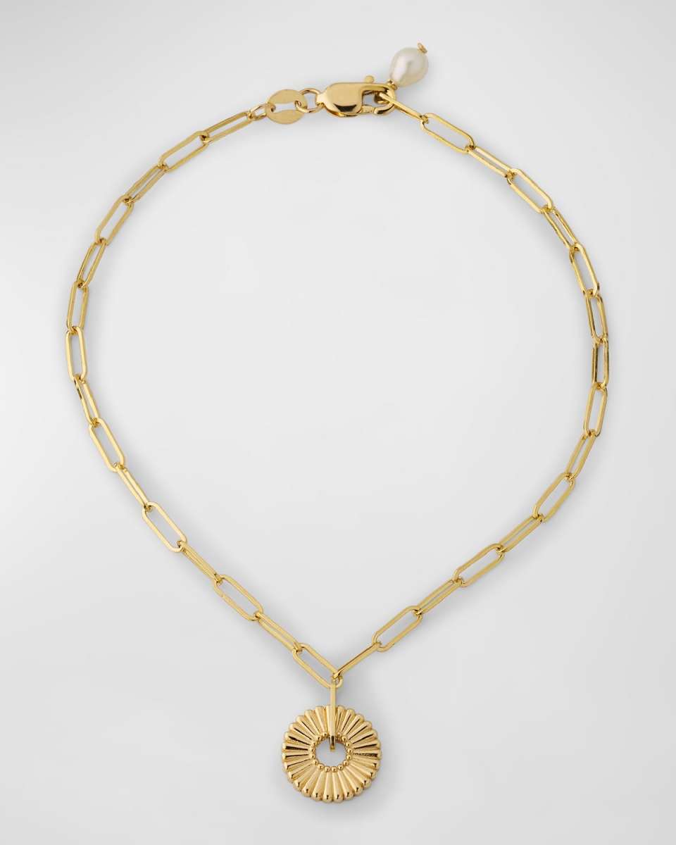 14K Yellow Gold Bloom Link Bracelet